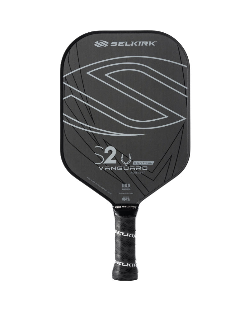 Selkirk VANGUARD CONTROL S2 RAW CARBON Midweight - Raquette de pickleball