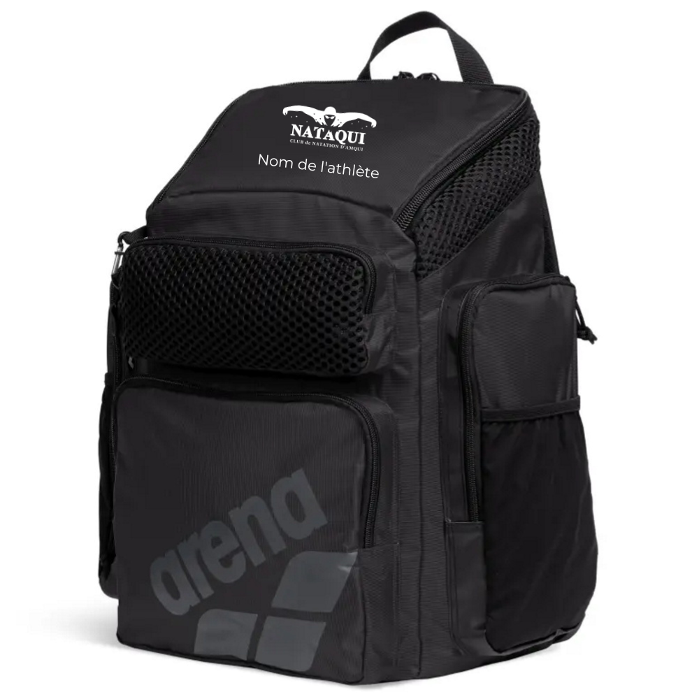 NATAQUI - Arena - Sac à dos One Go Backpack 45L - Noir