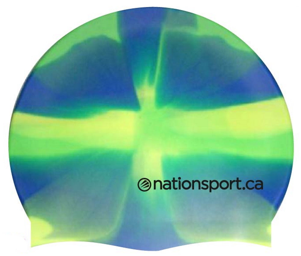 Nation Sport - Silicone Swimming Cap - Multicolor