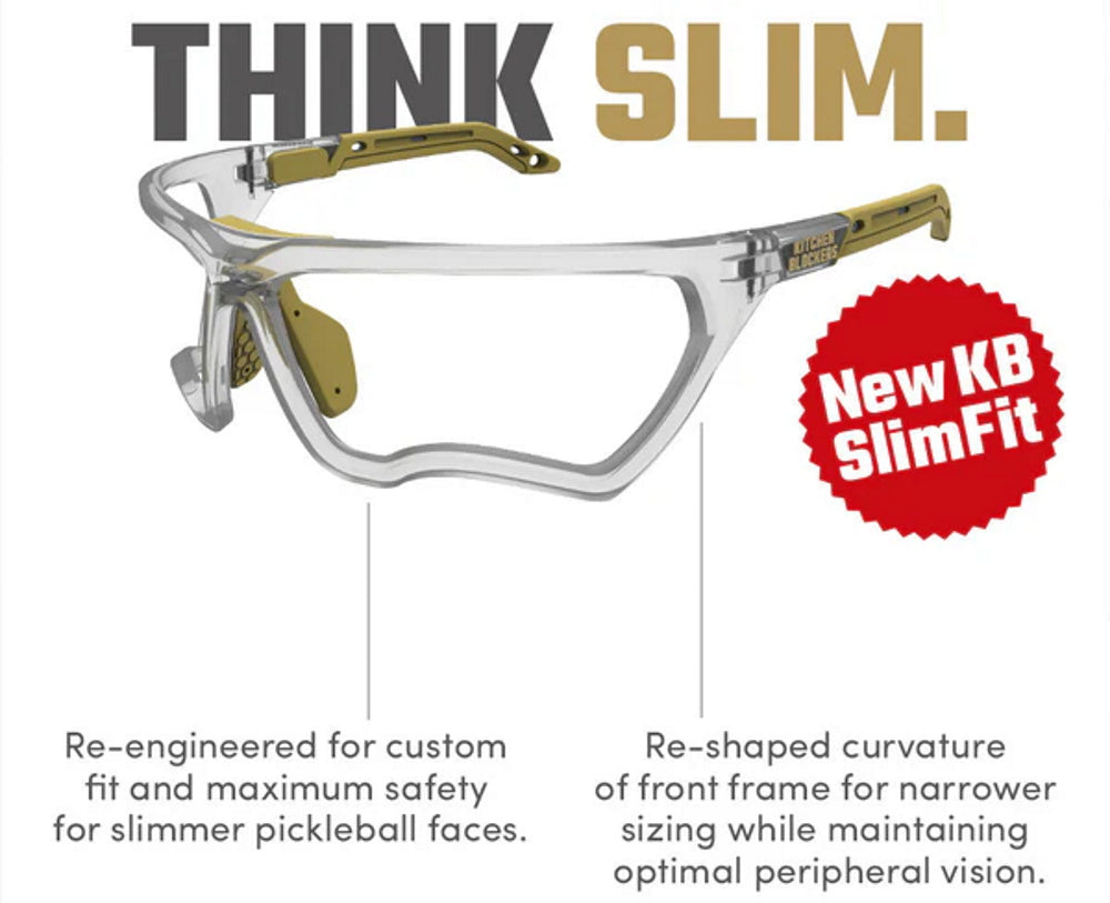 KITCHEN BLOCKERS - PROFIL ÉTROIT - Lunettes de protection pour sportifs de qualité supérieure - Pickleball