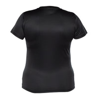 Short Sleeve Technical Sweater - Lady - Black