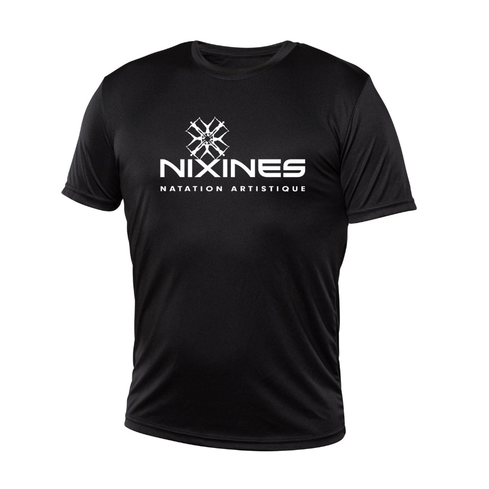 Nixines - Chandail officiel - Chandail technique à manches courtes - Homme - Noir