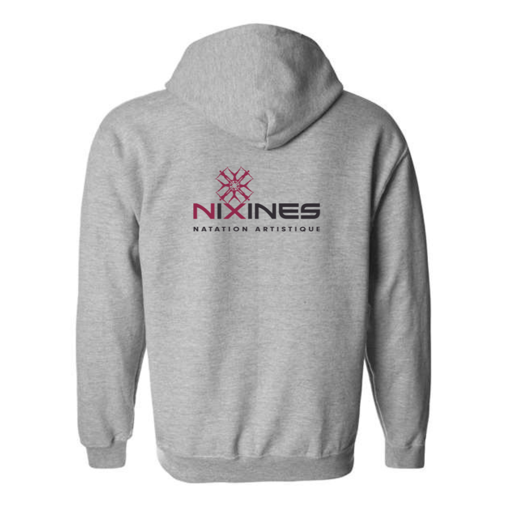 Juvenile fleece (hoodie) sweater - Red - CN Chambly