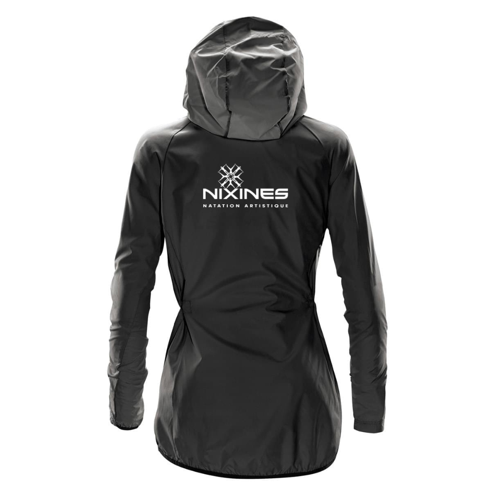 Nixines - Veste coupe-vent à capuche pour femme