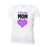Nixines - Synchro Mom - Technical short-sleeved tees - Feminine - White