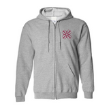 Juvenile fleece (hoodie) sweater - Red - CN Chambly