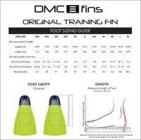 Speedo DMC - ORIGINAL Fins - Performance Fins - Yellow