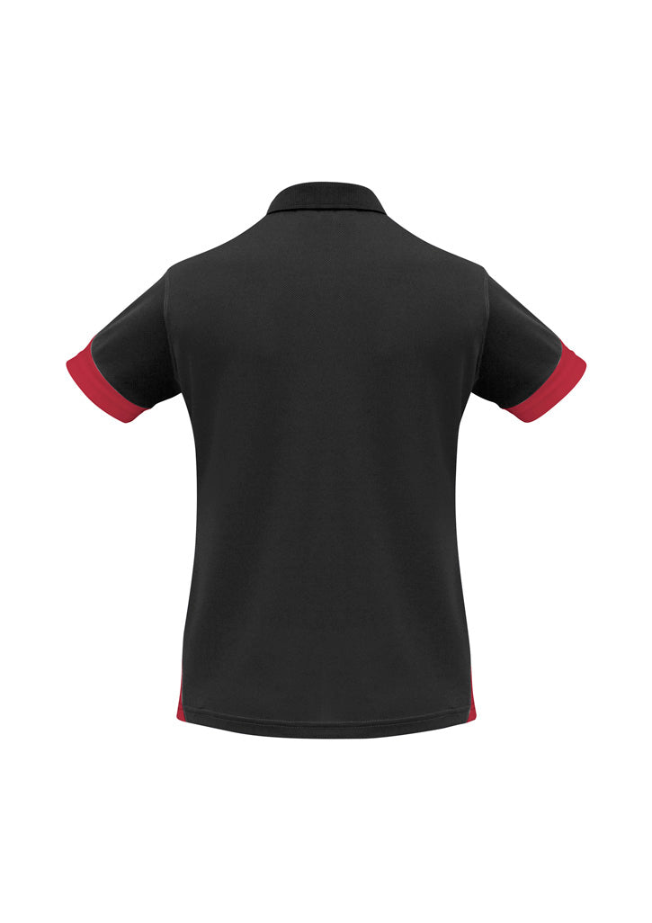Polo - Féminin - Noir et rouge