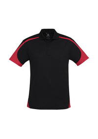 Polo - Masculin - Noir et rouge