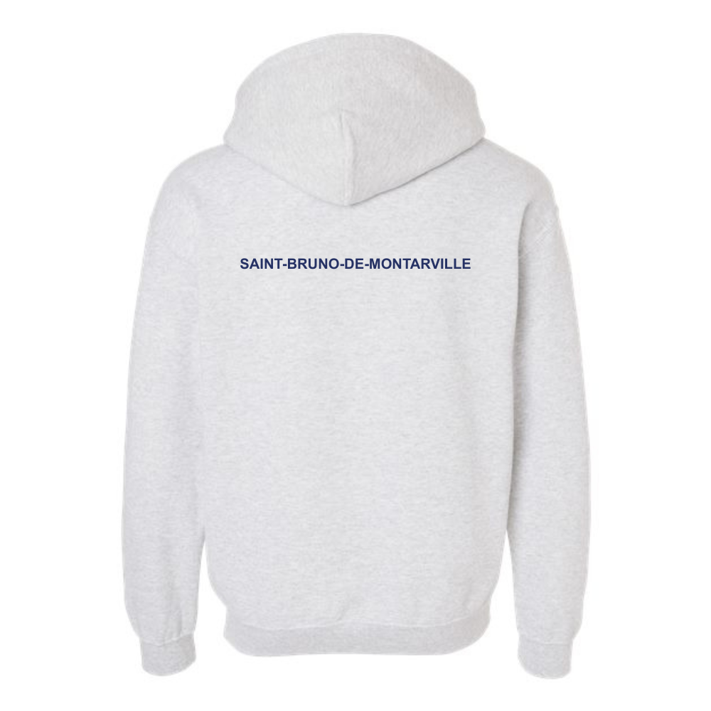 Fleece hooded sweater (Kangaroo/Hoodie) - Adult - Ash