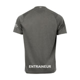 Québec Excellence Synchro - ENTRAINEUR - Chandail à manches courtes Endurance - Masculin - Gris