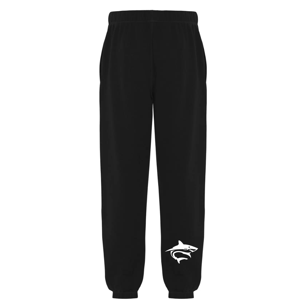 Drummondville Requins - Fleece Pants with Pockets - Adult - Black