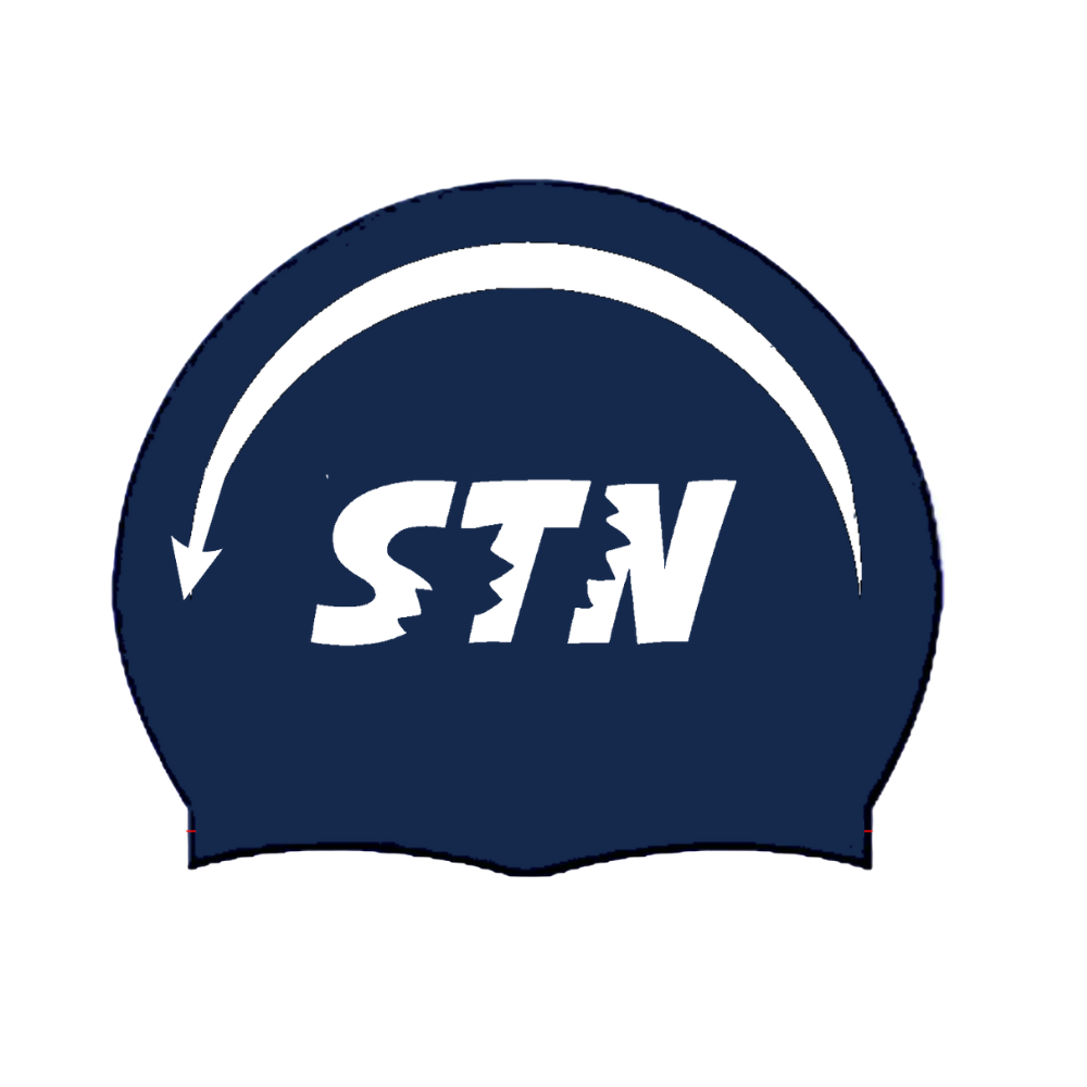 STN - Casque de bain en silicone - Marine