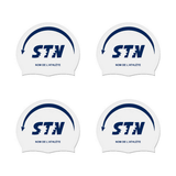 STN - Casques de bain en silicone personnalisés - Blanc