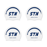 STN - Casques de bain en silicone personnalisés - Blanc