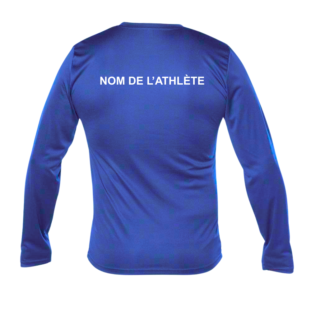 Technical Shirt, Long Sleeve - Juvenile - Royal