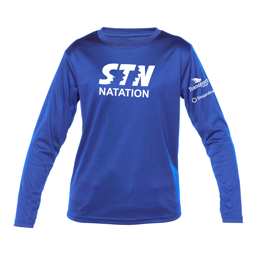 Technical Shirt, Long Sleeve - Juvenile - Royal
