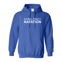 STN - Chandail molleton à capuchon (Kangourou/Hoodie) - Adulte - Royal