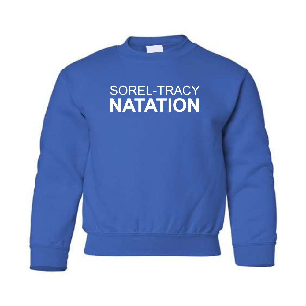 Fleece Sweater (cotton fleece) - Juvenile - Royal