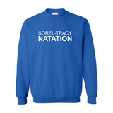 Fleece sweater (hoodie) - Red - CN Chambly