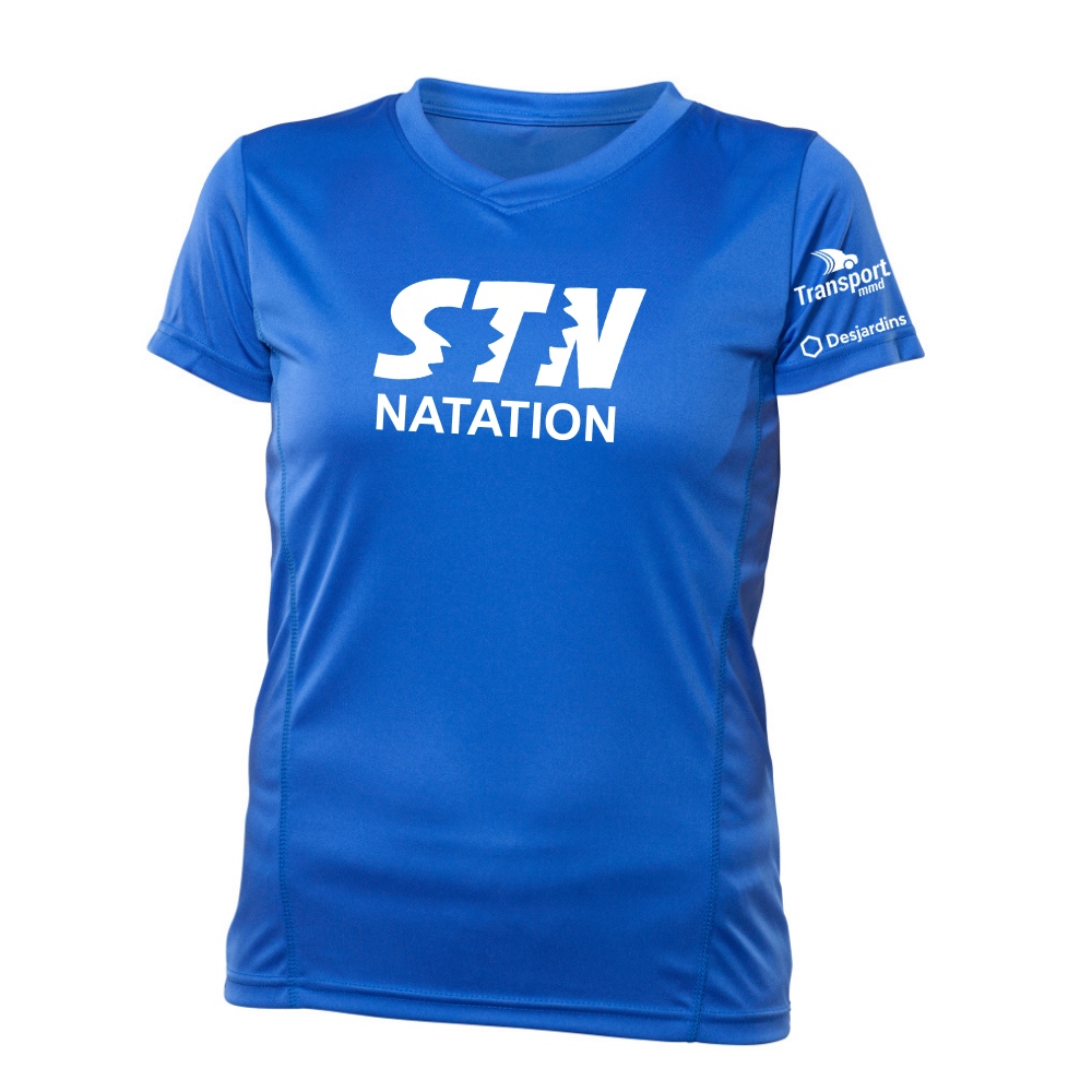 Short Sleeve Technical Sweater - Lady - Royal