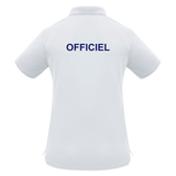 STN - Polo pour officiel - Féminin - Blanc