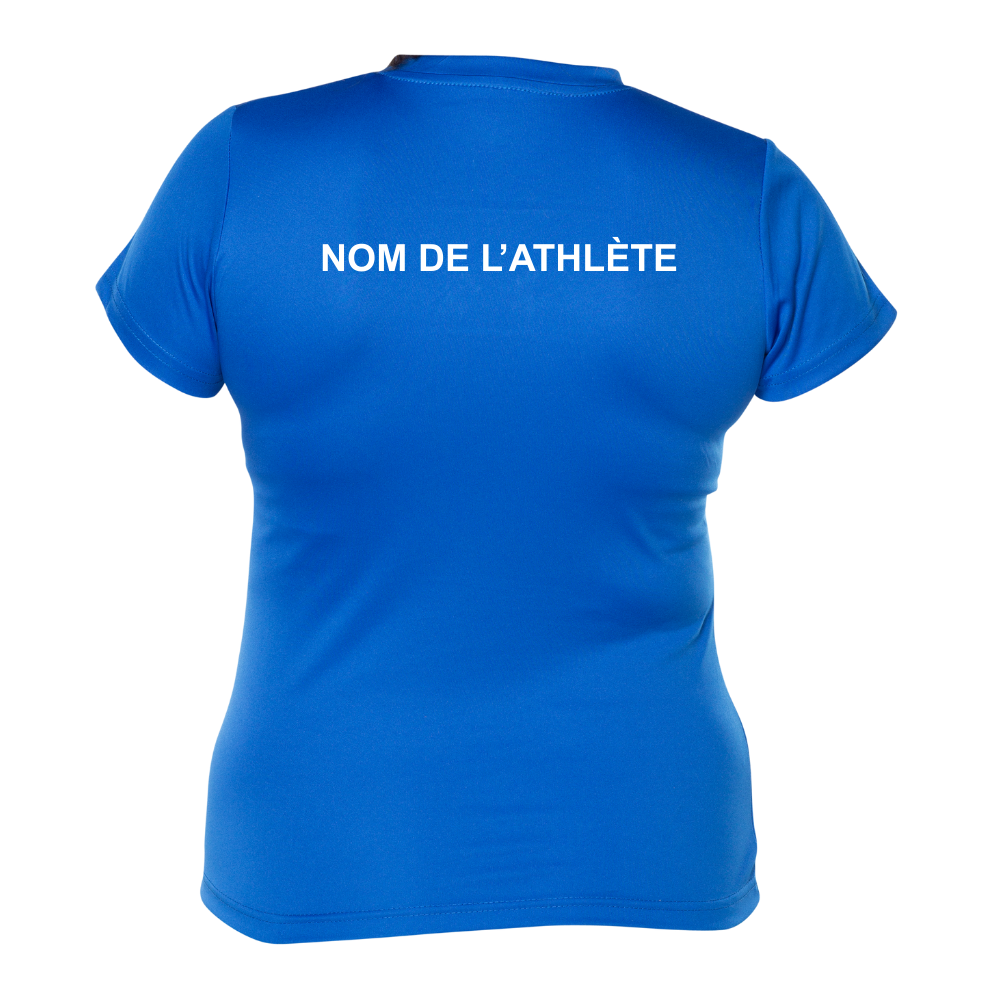 Short Sleeve Technical Sweater - Lady - Royal