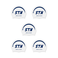 STN - Casques de bain en silicone personnalisés - Blanc