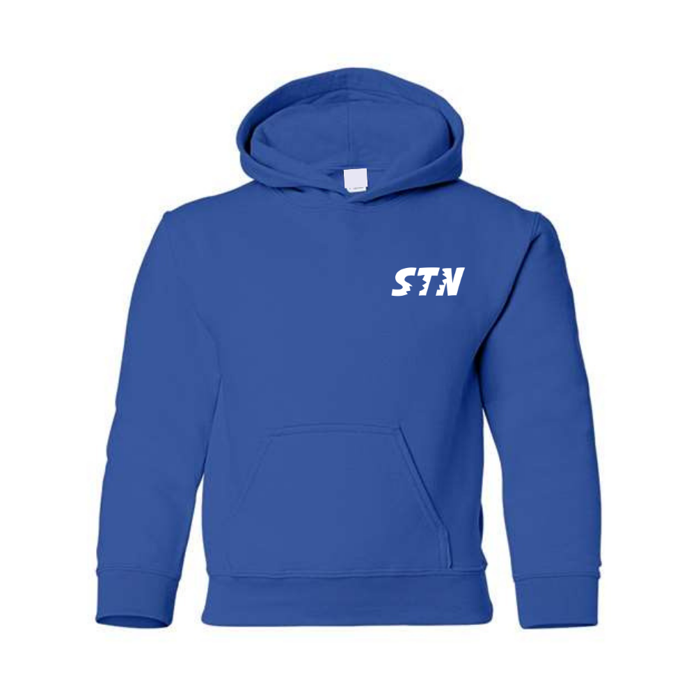 STN - Chandail molleton à capuchon (Kangourou/Hoodie) - Version petit logo - Juvénile - Royal