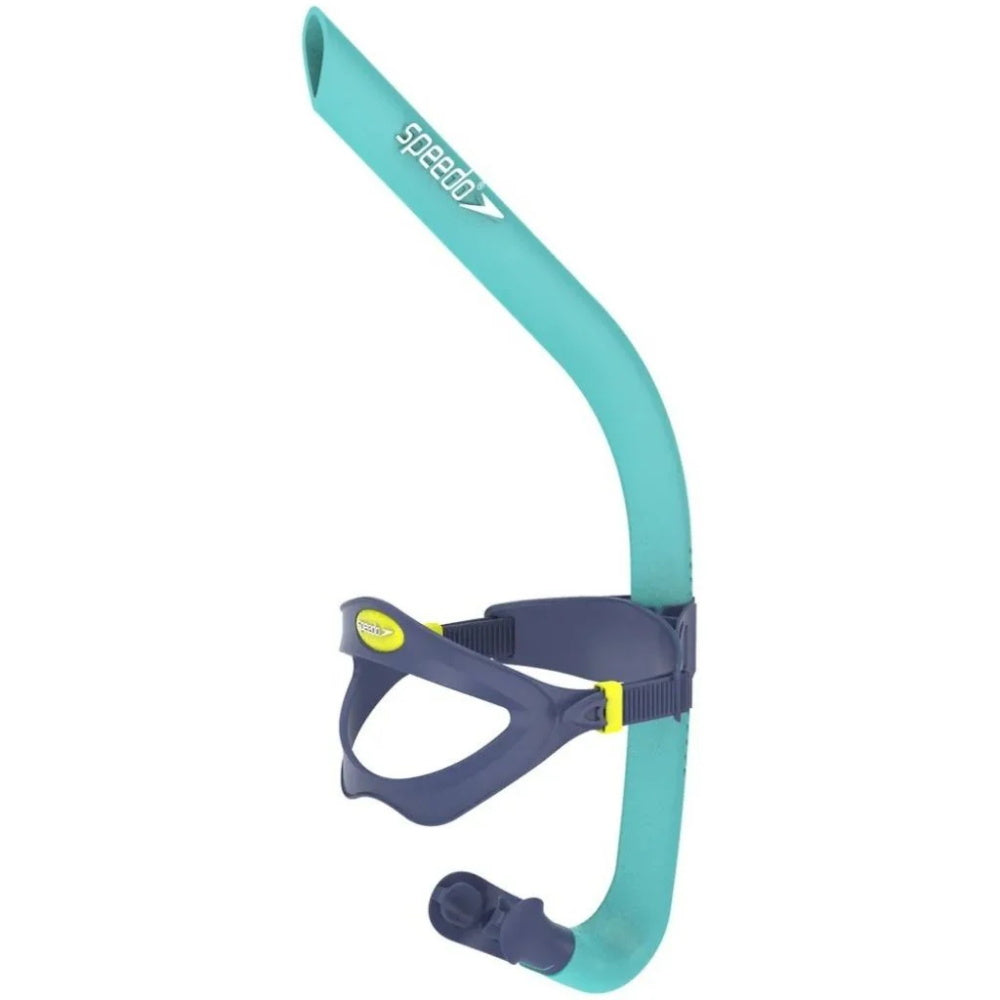 Speedo Bullet Head Snorkel in black for competitive swimming and high-speed lap training.