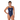 Brossard Synchro - Speedo Solid CROSS BACK Endurance+ JUNIOR - Maillot d’entraînement pour filles - Marine