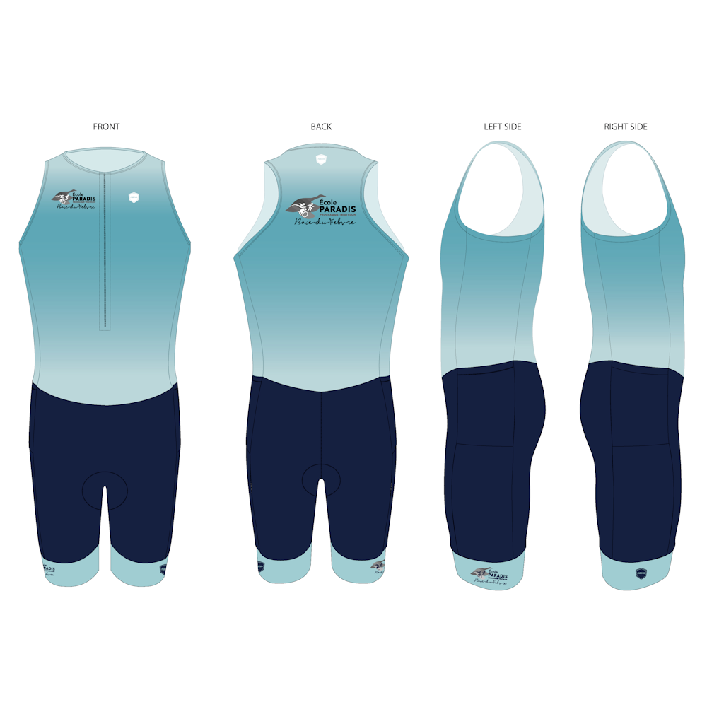 Nativo - Stryker - Maillot de triathlon sans manches - École Paradis - VENTE FINALE