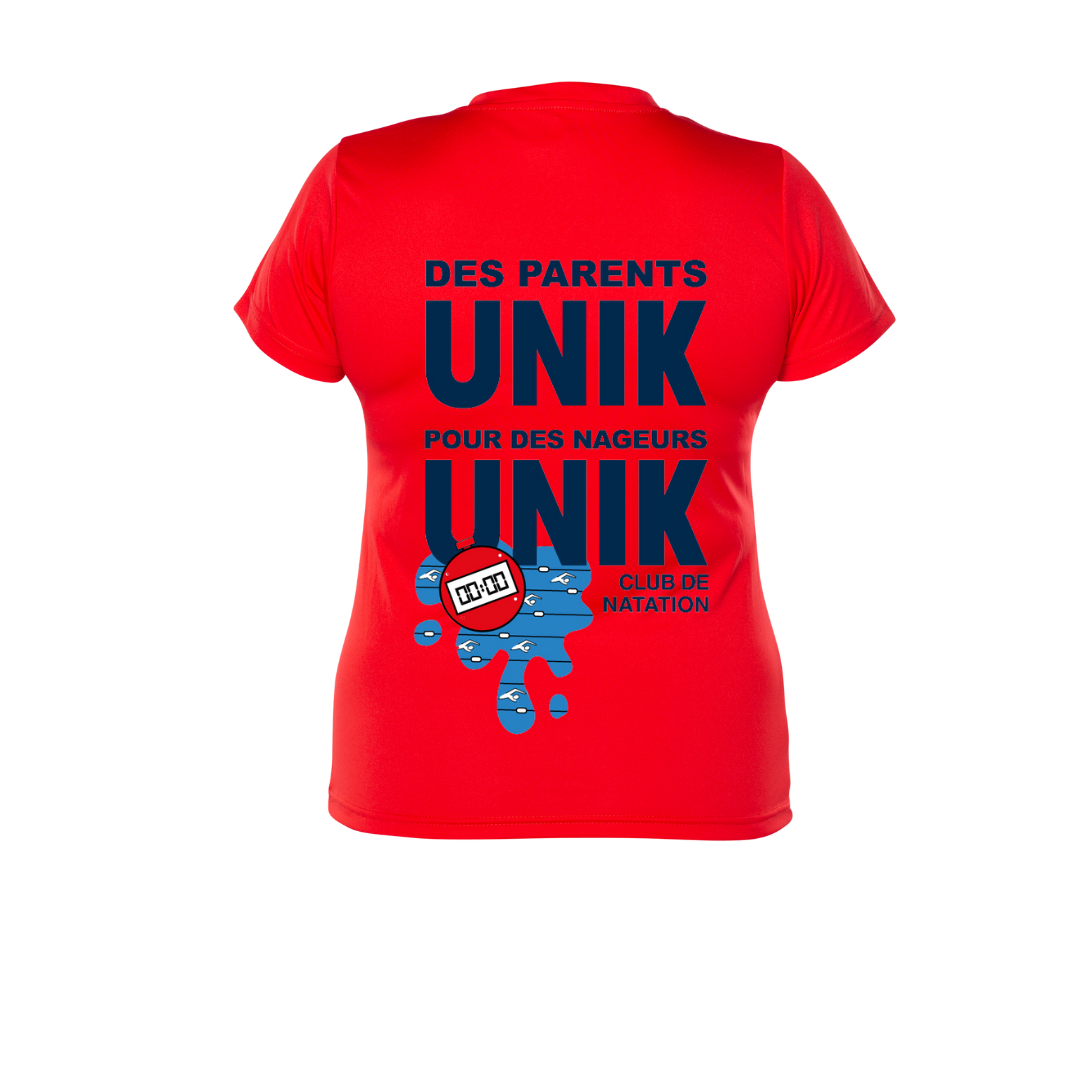 UNIK - T-shirt des supporteurs - Féminin - Rouge