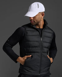 2XU - RUN CAP - Casquette légère - Taille régulière  - Blanc