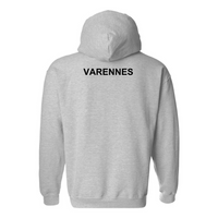 Pickleball Varennes - Hooded Sweatshirt (Kangaroo/Hoodie) - Adult - Grey - Version PICKLEBALL