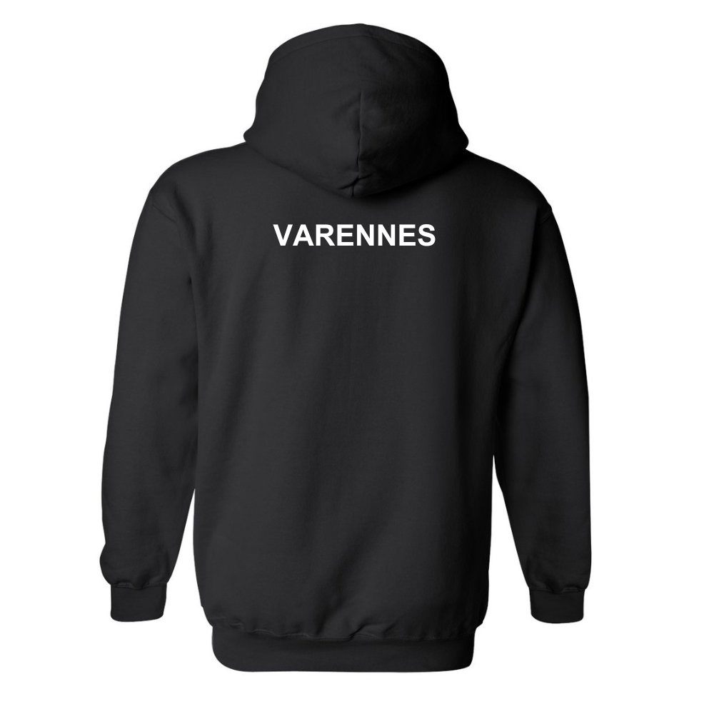 Pickleball Varennes - Hooded Sweatshirt (Kangaroo/Hoodie) - Adult - Black - Version PICKLEBALL