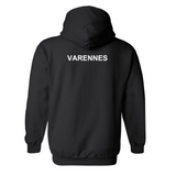 Pickleball Varennes - Hooded Sweatshirt (Kangaroo/Hoodie) - Adult - Black - Version PICKLEBALL