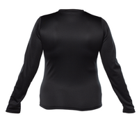 Pickleball Varennes - Technical Long Sleeve Sweater - Female - Black