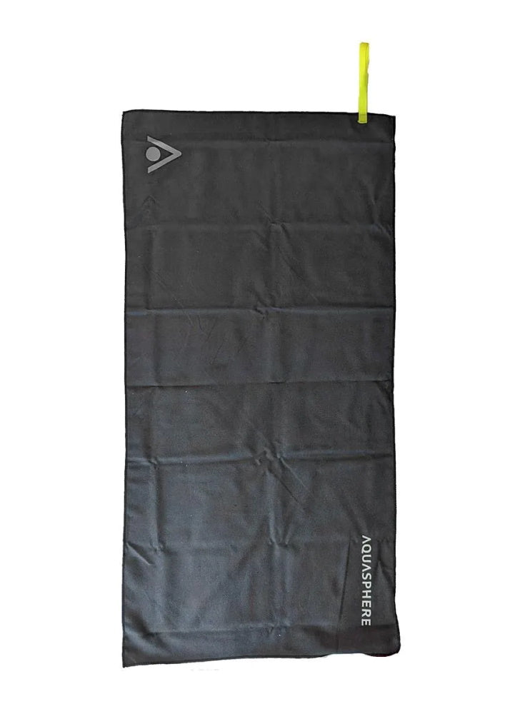 AQUASPHERE  - Serviette de sport compact en microfibres - Noir