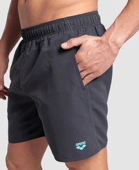 Arena Fundamental Boxer - Men's Swimwear - ASPHALT / WATER