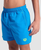 Arena Fundamental Boxer Junior - Boy's Swiwmear - Blue Lake / Soft Green