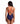 Arena WOMEN'S FUNNY SPOT V BACK LB - Women's Training Swimsuit - Navy Multi / Calypso Coral