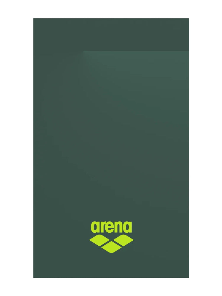 Compact quick-drying microfiber swim towel designed for pool deck training and sports travel.