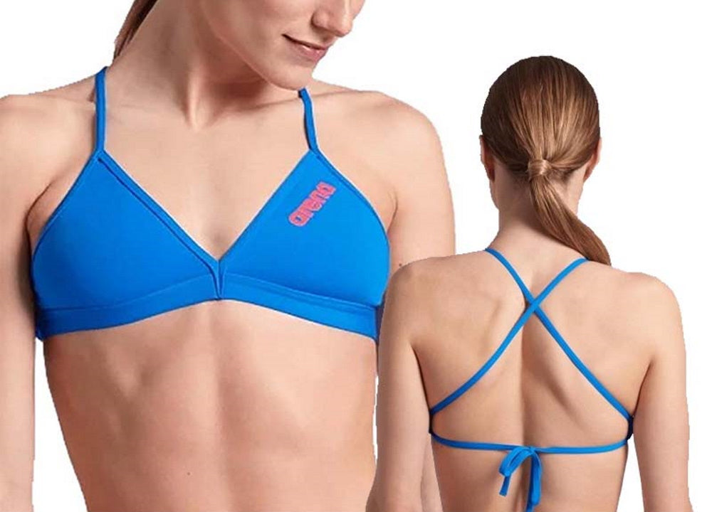 Arena Swim Top Tie - Women's Bikini Top - Blue River