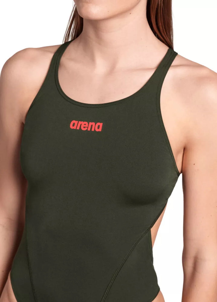 Arena Swim Tech - Women's Training Swimwear - Dark Sage (900)