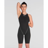 Arena Women's Open-Back Powerskin ST NEXT Kneeskin - Black / Gold