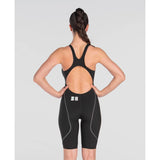 Arena Women's Open-Back Powerskin ST NEXT Kneeskin - Black / Gold