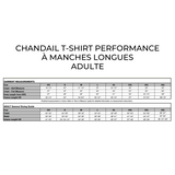 Triathlon Rive-sud - Chandail T-Shirt Performance – Manches longues - Noir