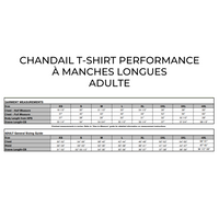 Triathlon Rive-sud - Chandail T-Shirt Performance – Manches longues - Noir