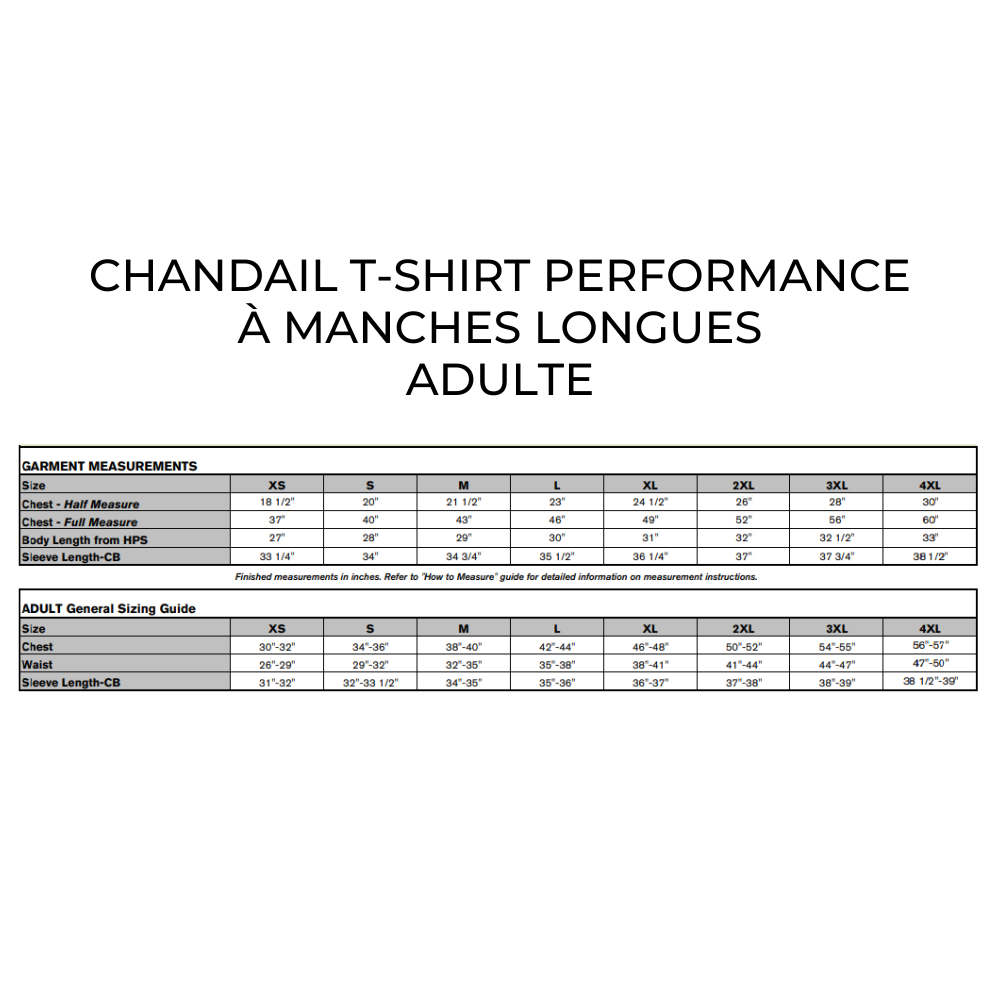 Triathlon Rive-sud - Chandail T-Shirt Performance – Manches longues - Noir
